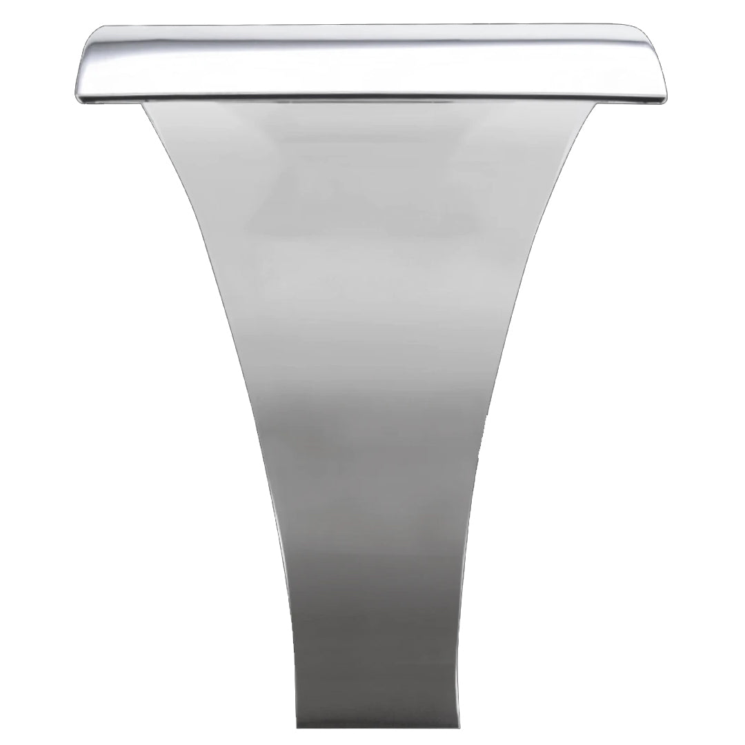 Aura Freestanding Waterfall in 316 Marine Grade Stainless Steel by Grand Effects