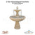 2 Tier International Fountain in Cast Stone - LG153-F - Majestic Fountains and More