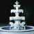 3 Tier Large Lion Fountain With Lion Pedestals in Cast Stone - Fiore Stone 258-FLCP - Majestic Fountains and More
