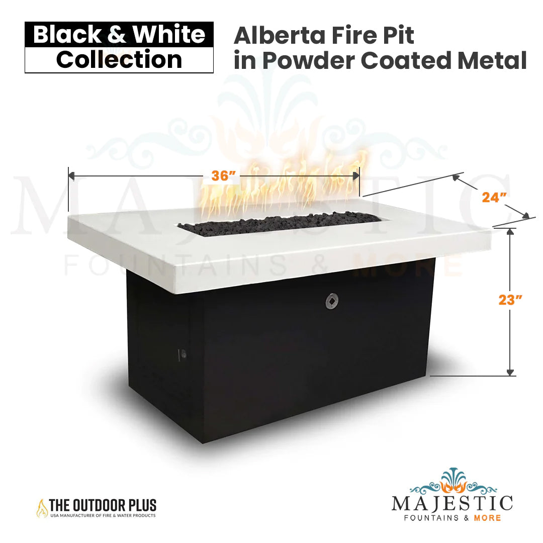 Alberta - Black & White Collection - Majestic Fountains and More