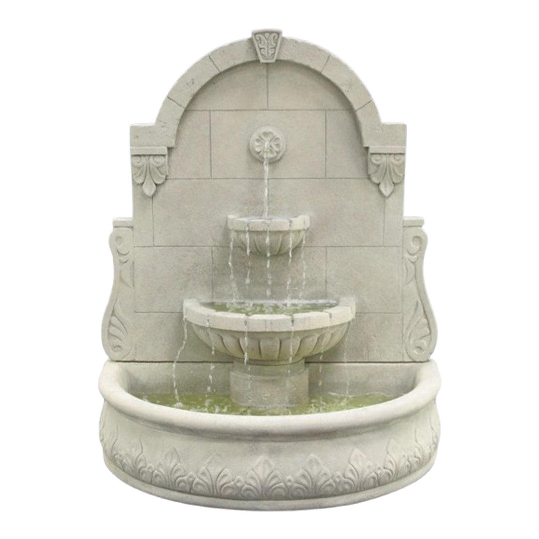 Bavarian Wall Fountain in Cast Stone  - Majestic Fountains