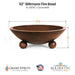 Biltmore Fire Bowl in GFRC by Grand Effects - Majestic Fountains