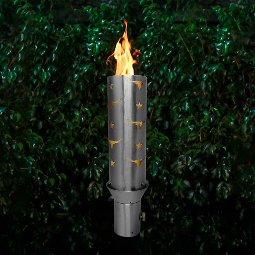 Bull And Star Fire Torch - Majestic Fountains