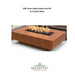 TOP Fires Cabo linear Fire Pit in Corten Steel by The Outdoor Plus - Majestic Fountains