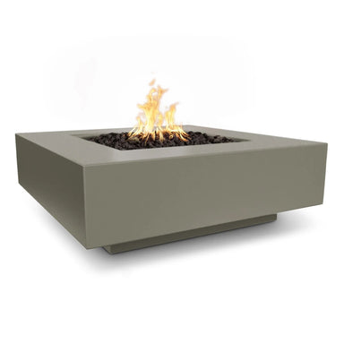 Cabo Square Fire Pit in GFRC Concrete - Majestic Fountains