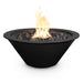 Cazo Round Fire Bowl in Powder Coated Steel - Majestic Fountains