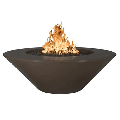 Cazo Round Fire Pit in GFRC Concrete - Majestic Fountains