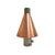 Cone Fire Torch in Copper - Majestic Fountains and More