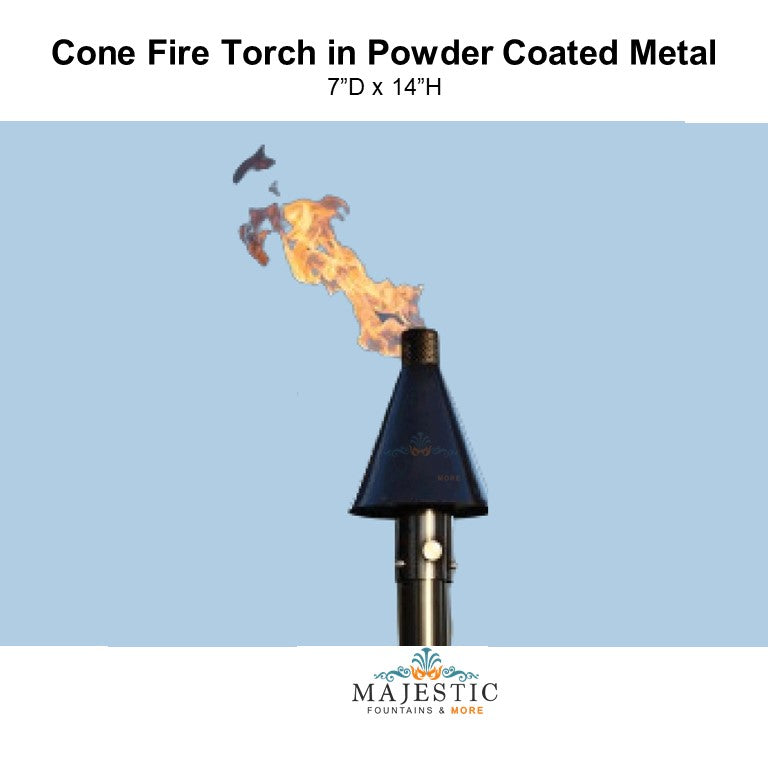 Cone Fire Torch - Majestic Fountains and More