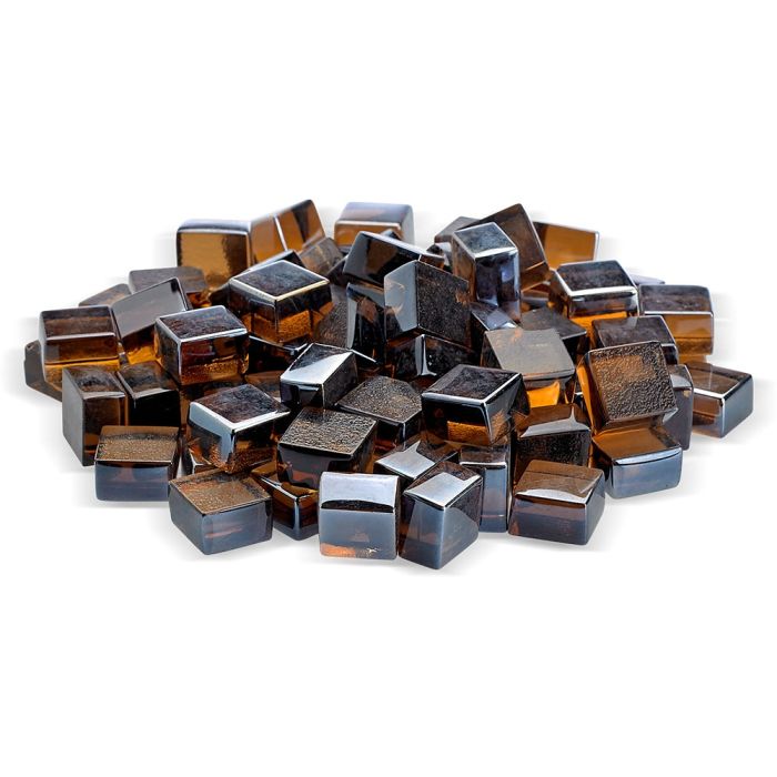 Copper Luster Fire Glass - Majestic fountains