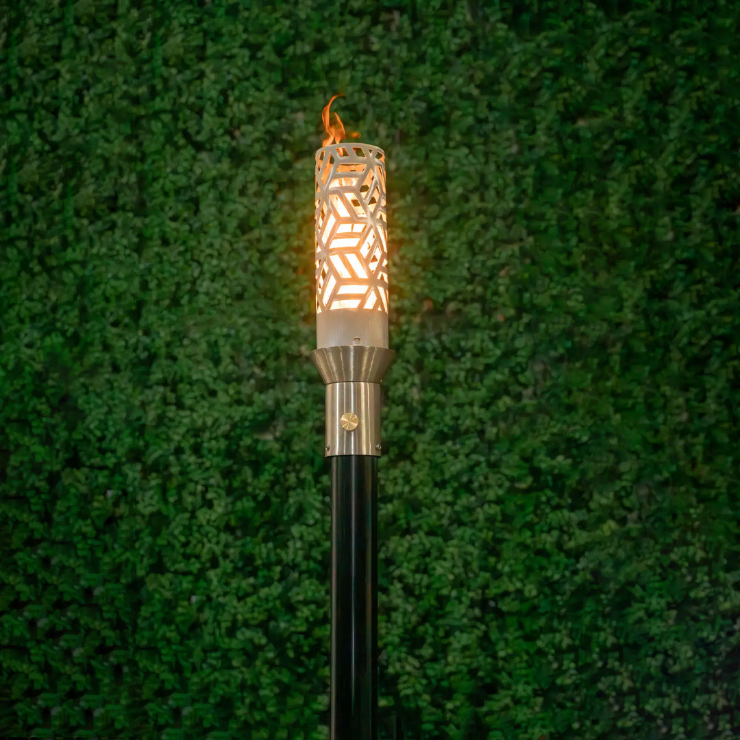 Cubist Fire Torch - Majestic Fountains and More