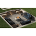 Dune Fire Table in GFRC Concrete by Prism Hardscapes - Majestic Fountains