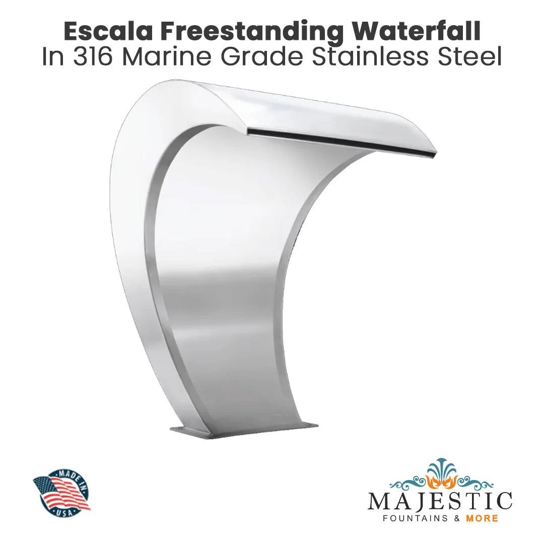 Escala Freestanding Waterfall - Majestic Fountains