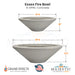 Essex GFRC Fire Bowl by Grand - Majestic Fountains