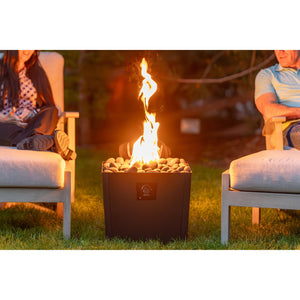 FIRESTORM Series II Fire Pit in Powder Coated Metal - Majestic Fountains and More.