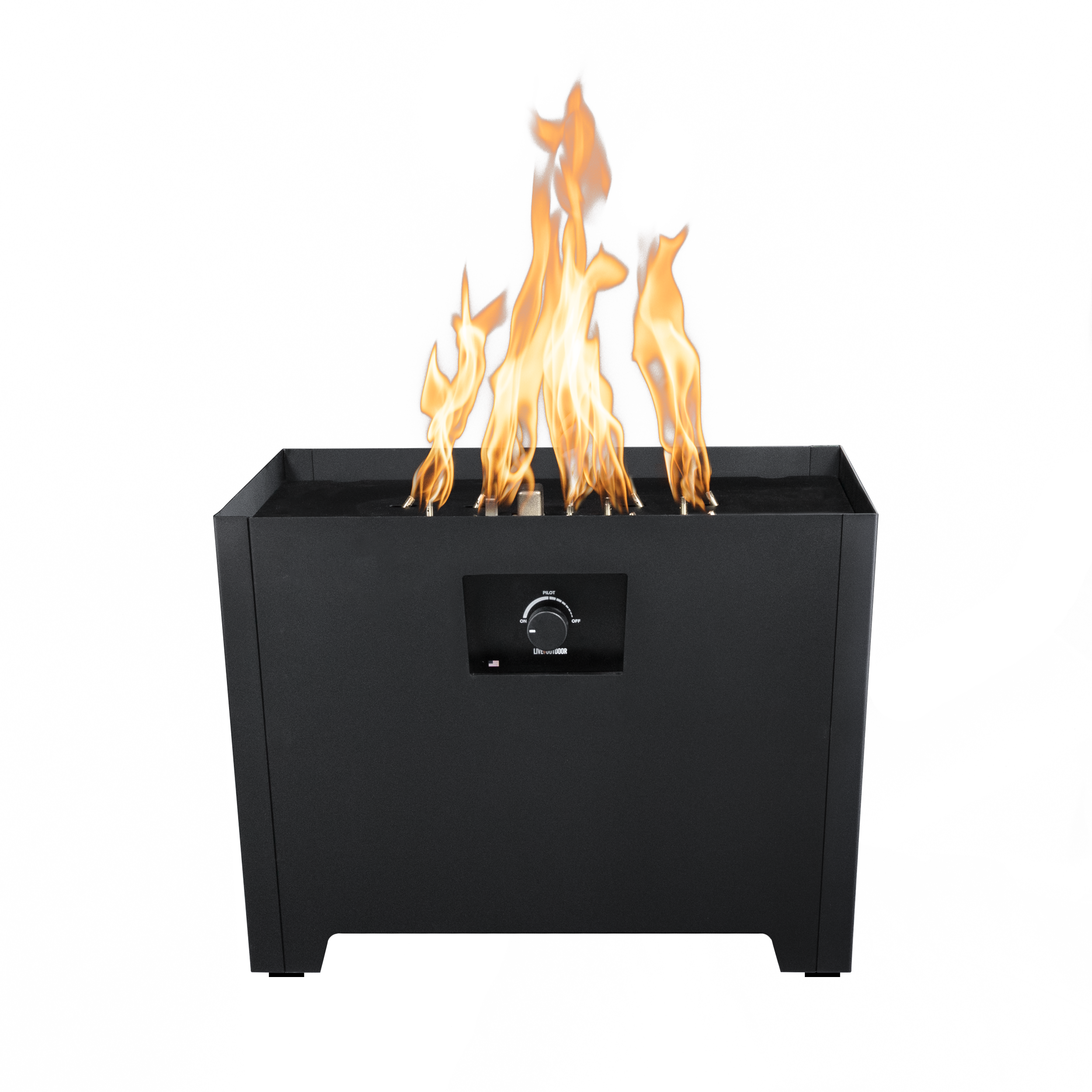 FIRESTORM Series III Fire Pit in Powder Coated Metal - Majestic Fountains and More