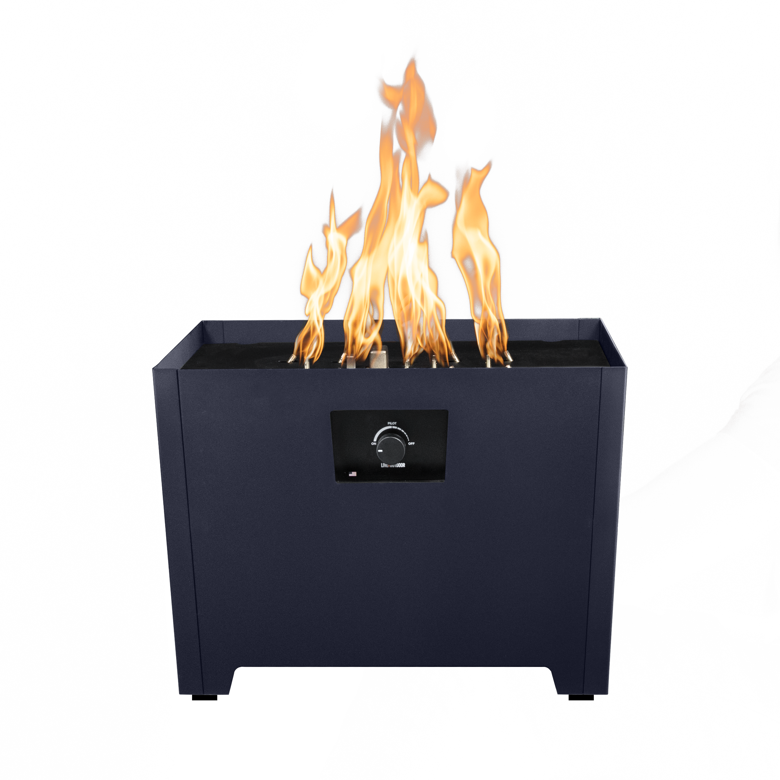 FIRESTORM Series III Fire Pit in Powder Coated Metal - Majestic Fountains and More