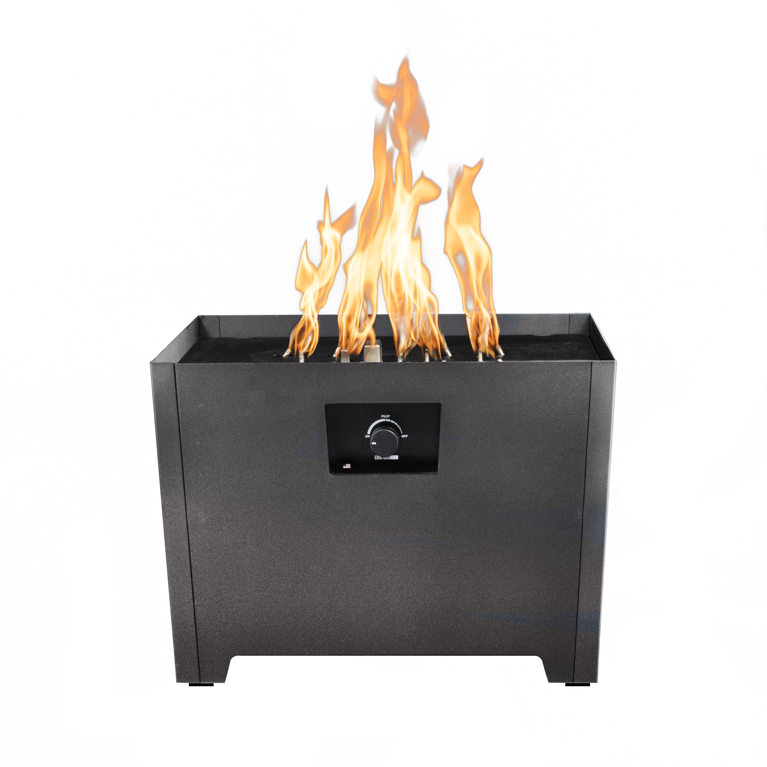 FIRESTORM Series III Fire Pit in Powder Coated Metal - Majestic Fountains and More