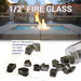 Reflective Fire Glass - Majestic Fountains