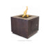 TOP Fires Forma Square Fire Pit in Hammered Copper by The Outdoor Plus - Majestic Fountains