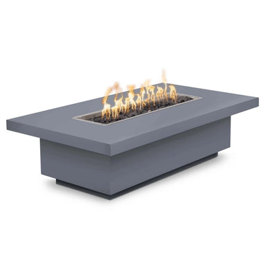 Fremont 15 Tall Rectangle Fire Pit in Powder Coated Steel - Majestic Fountains and More