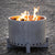 Gravity Smokeless Fire Pit in Corten Steel by The Outdoor Plus - Majestic Fountains and More