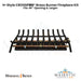 H-Style CROSSFIRE® Brass Burner Outdoor FirePlace Kit for 46" Opening by Warming Trends - Majestic Fountains and More