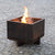 Helix Wood Burning Smokeless Fire Pit in Corten Steel by The Outdoor Plus - Majestic Fountains and More