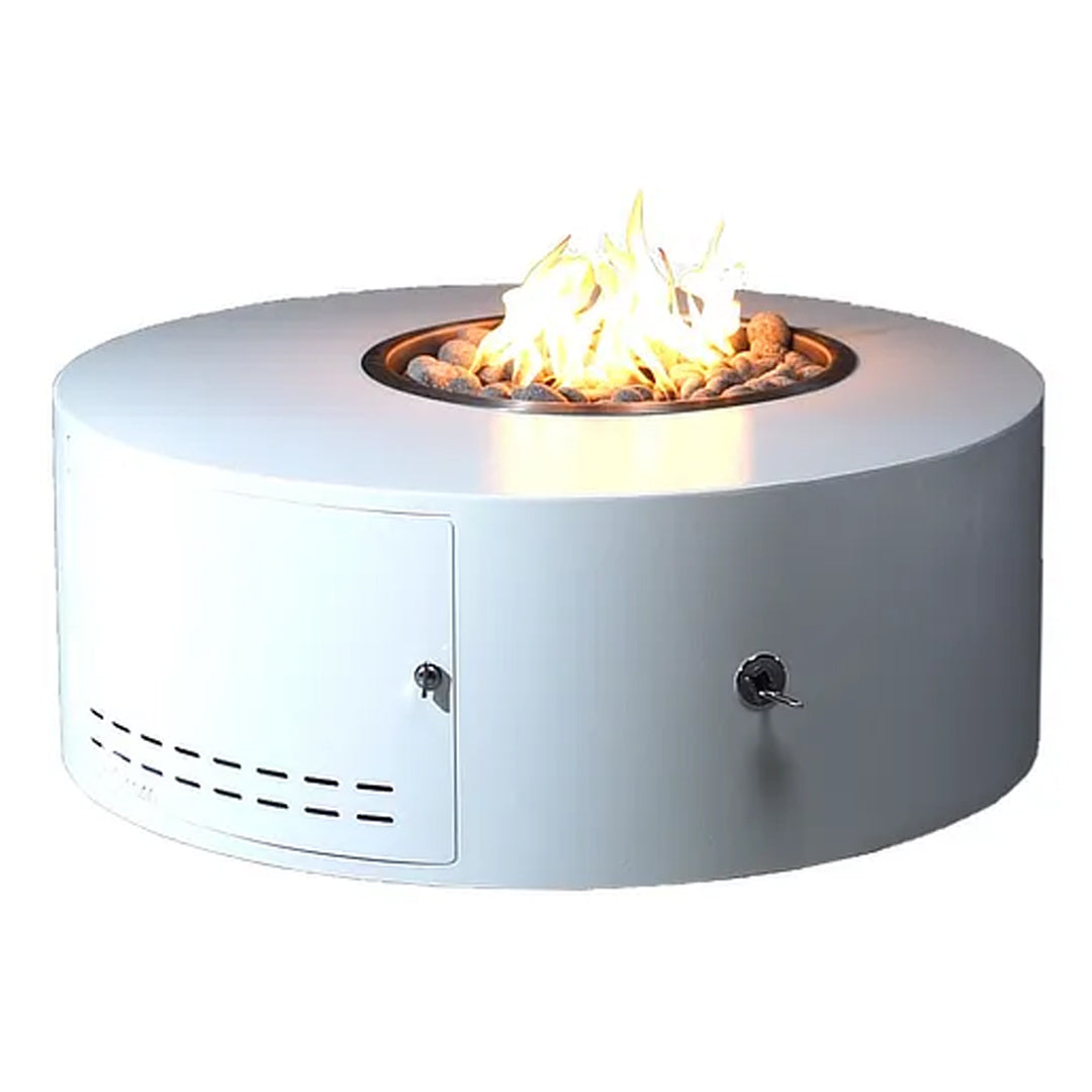 Isla Fire Pit in Powder Coated Metal - Majestic Fountains and More