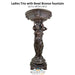 Ladies Trio with Bowl Bronze fountain - Majestic Fountains and More