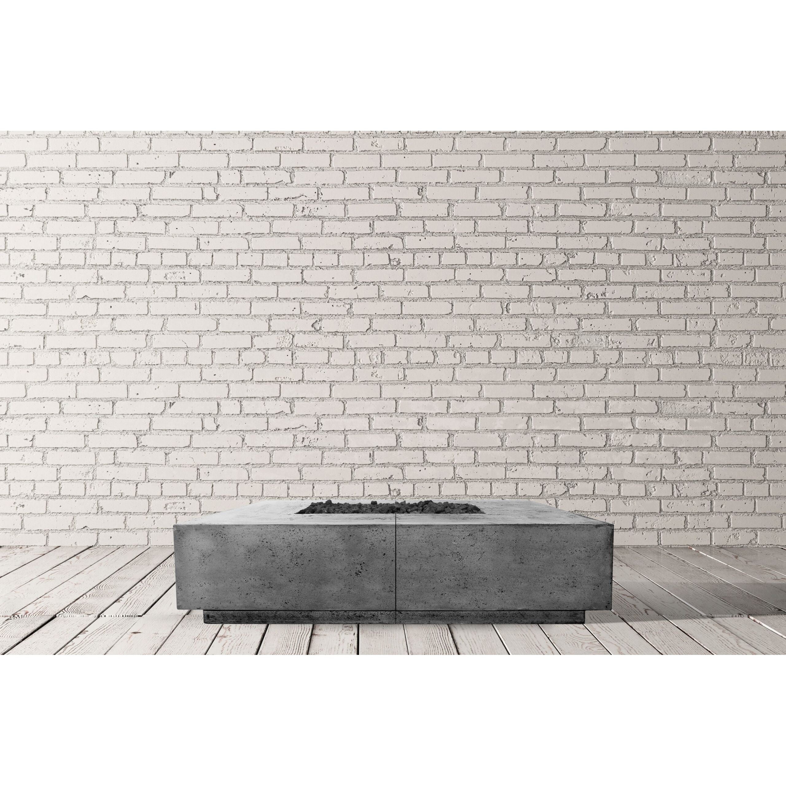 Largo 72 Fire Table in GFRC Concrete by Prism Hardscapes - Majestic Fountains and More