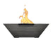 Lombard Fire & Water Bowl in GFRC Concrete by Prism Hardscapes - Majestic Fountains