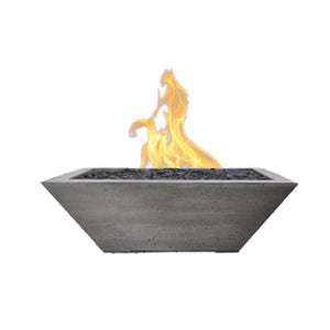 Lombard Fire Bowl in GFRC Concrete by Prism Hardscapes - Majestic Fountains and More