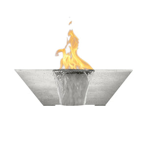 Lombard Fire & Water Bowl PH-445-FWB in GFRC Concrete by Prism Hardscapes