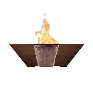 Lombard Fire & Water Bowl PH-445-FWB in GFRC Concrete by Prism Hardscapes