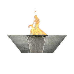 Lombard Fire & Water Bowl PH-445-FWB in GFRC Concrete by Prism Hardscapes