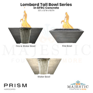 Lombard Tall Bowl Series - Majestic Fountains