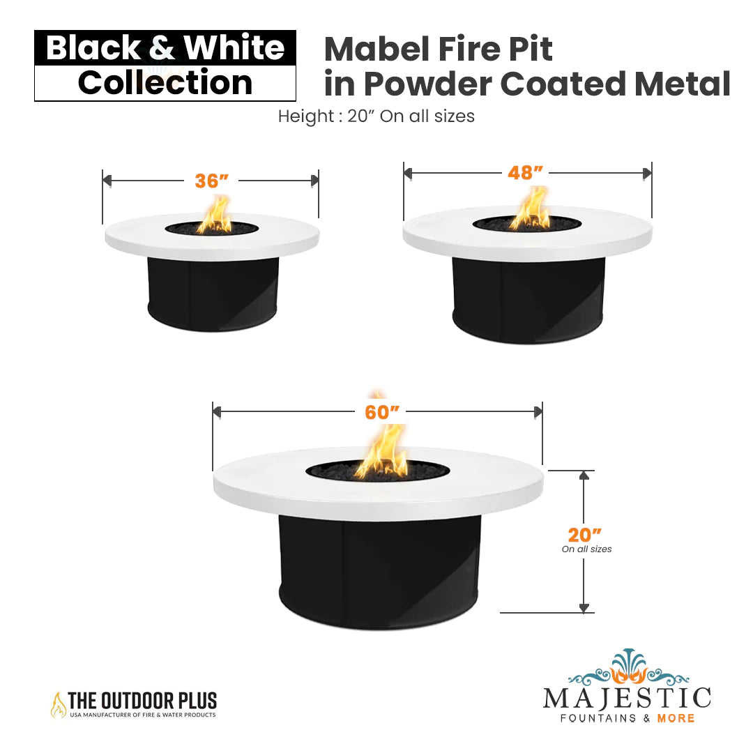 Mabel - Black & White Collection - Majestic Fountains and More