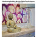 Meditating Buddha Bronze Table Top Sculpture - Majestic Fountains and More.