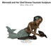 Mermaid and Her Shell Bronze Fountain Sculpture - Majestic Fountains & More