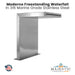 Moderno Freestanding Waterfall -Majestic Fountains