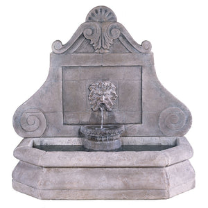 Nerius Wall Fountain in Cast Stone - Fiore Stone 2020-FW - Majestic Fountains and More