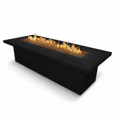 Newport Rectangle Fire Pit - Majestic Fountains