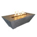 Oblique Rectangular Fire Table - Majestic Fountains