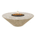 Oblique Round Fire Table - Majestic Fountains