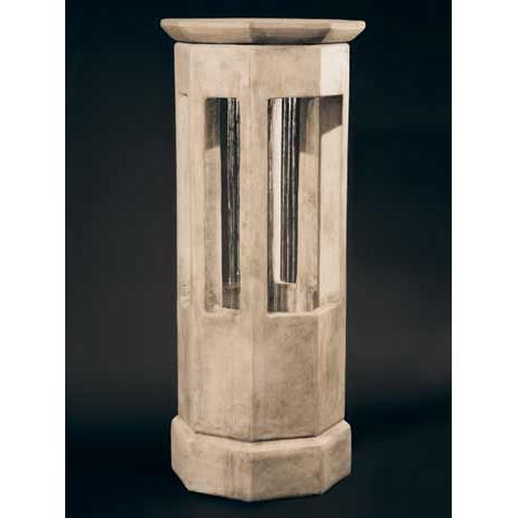 Octagon Rain Fountain in Cast Stone - 241-F - Majestic Fountains and More