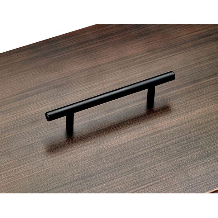 Oil rubbed bronze Stainless Steel linear Lid for linear Drop-In Fire Pit Pan - Majestic fountains