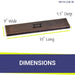 Oil rubbed bronze Stainless Steel linear Lid for linear Drop-In Fire Pit Pan - Majestic fountains