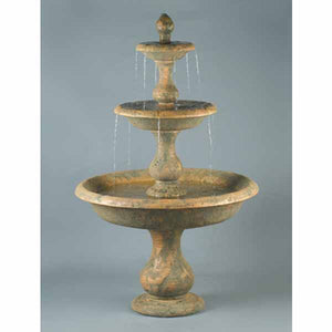 Old Toscano 3-Tier Fountain - Majestic Fountains & More