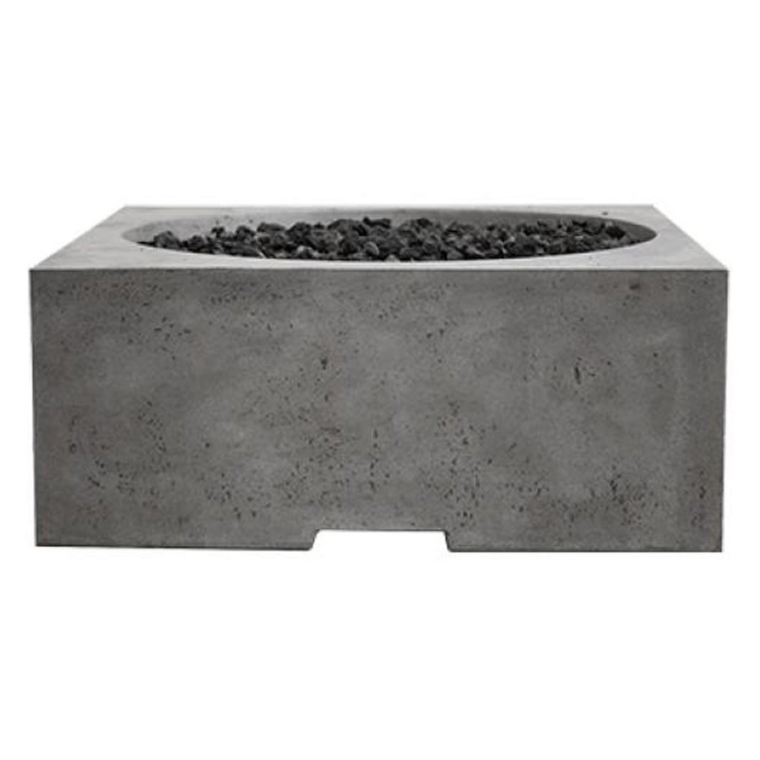 Piazza Fire Table in GFRC Concrete by Prism Hardscapes - Majestic Fountains